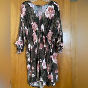 White Birch floral dress xl